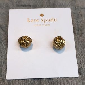 COPY - Kate Spade Gold Know the Ropes Stud Earrings